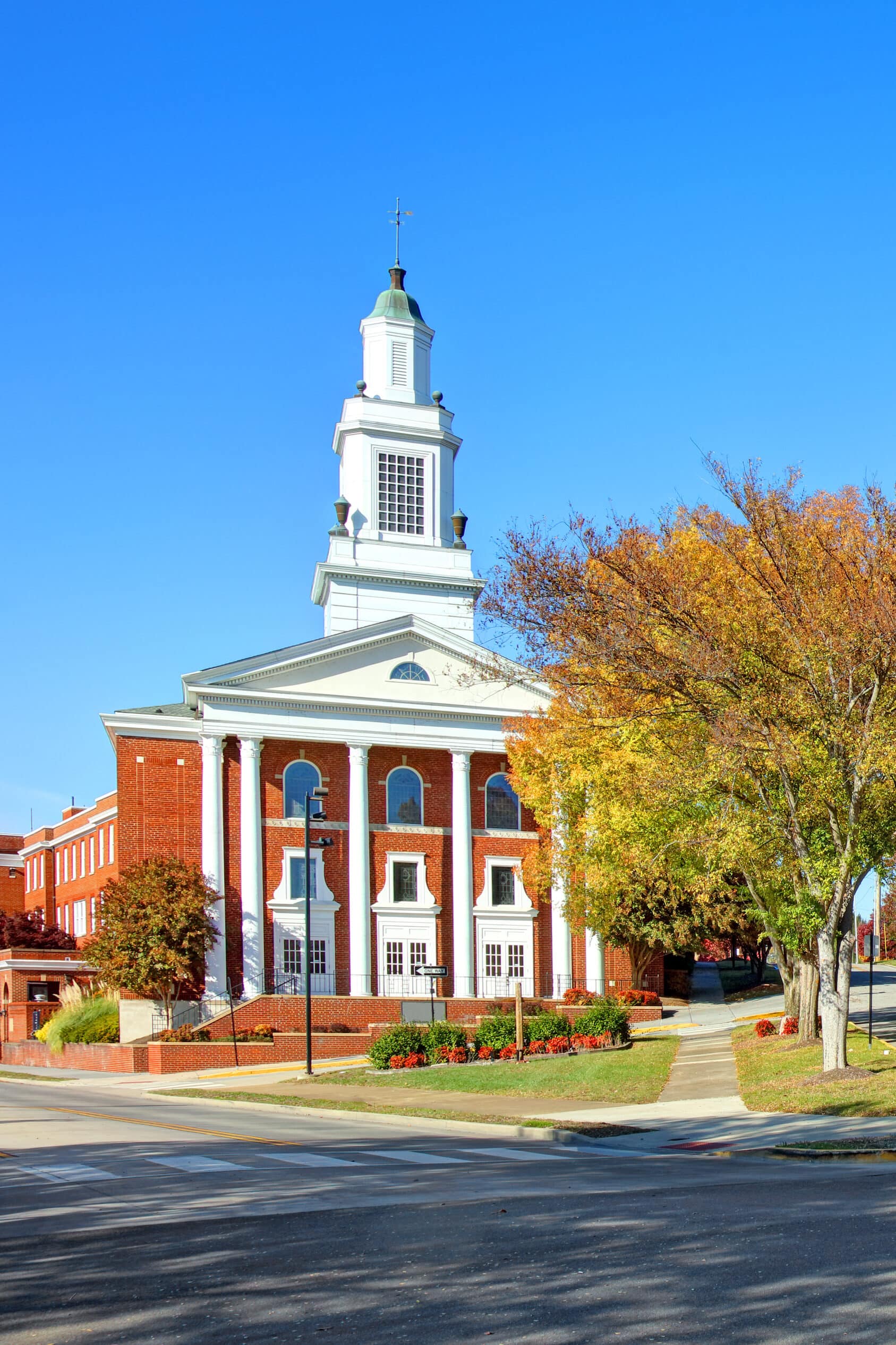 Brick church in downtown Kingsport
